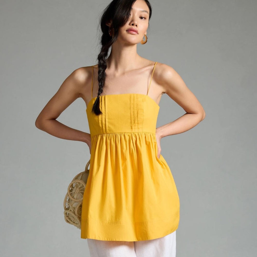 Maeve Babydoll Top by Anthropologie. Please see description.